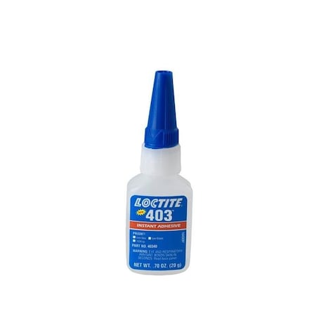 Loctite Adhesive, Transparent, 20 g, Bottle 442-40340